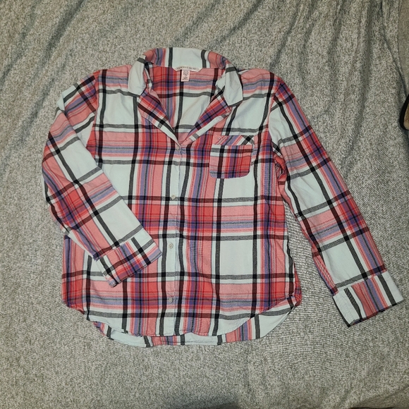 Women's Victoria's Secret Plaid Pajama Set Size L - Picture 2 of 9